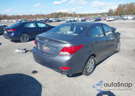 2012 Hyundai Accent Gls z USA, uszkodzony, nr VIN KMHCT4AE9CU218873